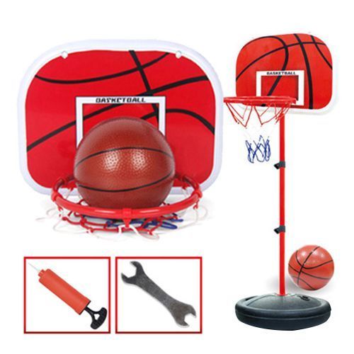 Generic Panier De Basket Réglable Pour Enfants 130cm - Rouge / Noir - image 3