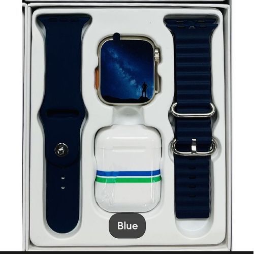 product_image_name-Generic-Montre Connectée 2 Bracelets Avec Écouteur-1