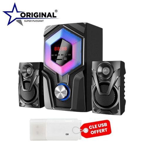 Original Super Power Mini Chaine HIFI DE Bonne Qualité + Clé Usb - Prix pas  cher