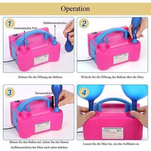 product_image_name-Generic-Puissant Gonfleur De Ballons électrique, Pompe à Air Pour Ballons, Double Buse-3
