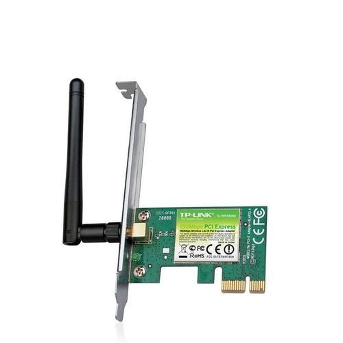 TP-Link Adaptateur Carte Wifi - PCI - Express - 150 Mbps - TL-WN781ND -  Noir Et Vert - Garantie 3 Mois - Prix pas cher