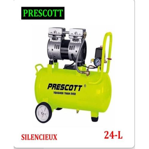Prescott Compresseur D'air Silencieux 24L - Prix pas cher