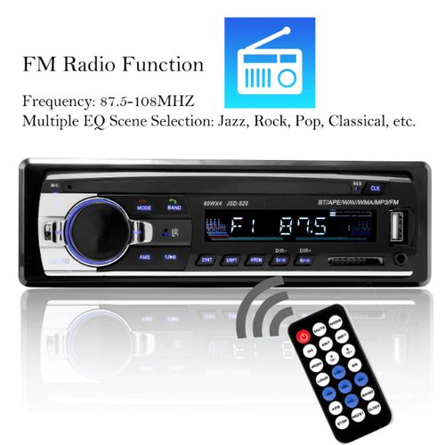 10€29 sur Lecteur Radio de Voiture FM Bluetooth 12V - Autoradio - Achat &  prix