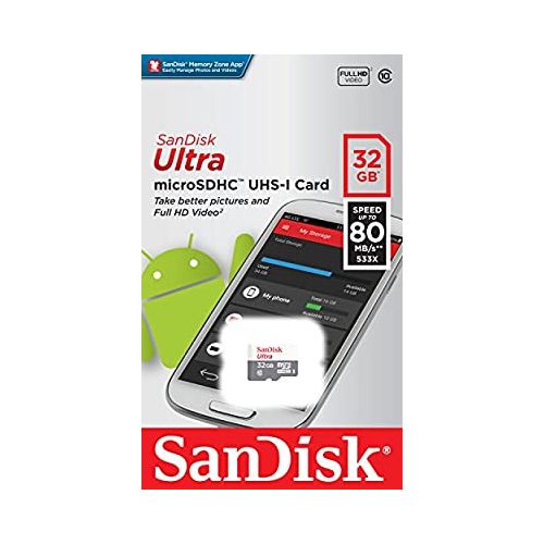 Generic Carte Micro SD Classe 10 32 Go Ultra 80pb/s - Prix pas