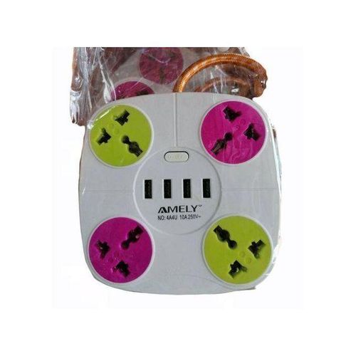 Generic Amely Rallonge 4 port USB et 4 prise de tête - image 2