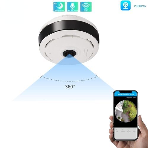 Camera Filter Caméra WIFI Panoramique 360 ​​V380 Pro Deux Voies AUDIO - image 2