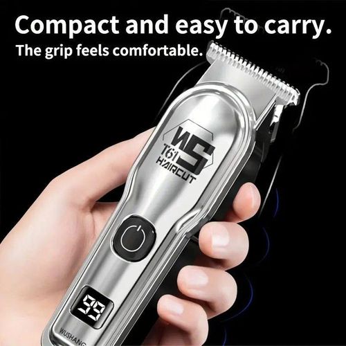 product_image_name-Generic-Clipper à cheveux électrique avec écran LED pour un usage domestique comprend quatre peignes USB rechargeables-2