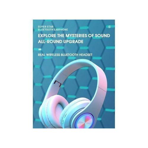 product_image_name-Generic-Casque B39 Stéréo Sans Fil Bluetooth - Blanc-2