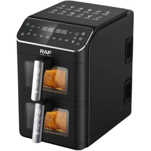 product_image_name-RAF-Friteuse A Air Multifonctionnelle Avec Double Panier - 12 Litre-2