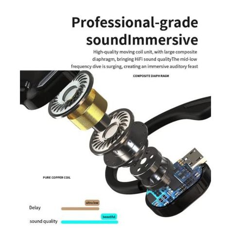 In Oreillette Bluetooth sans fil avec micro intégré - image 4