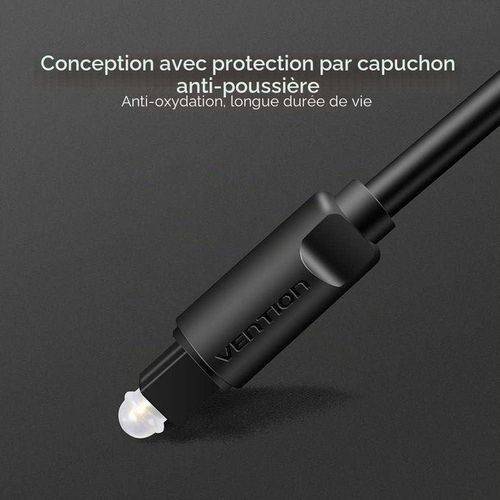 Generic Câble Audio Optique Numerique Pour Home Cinema 2m QUALITE supérieur - image 3