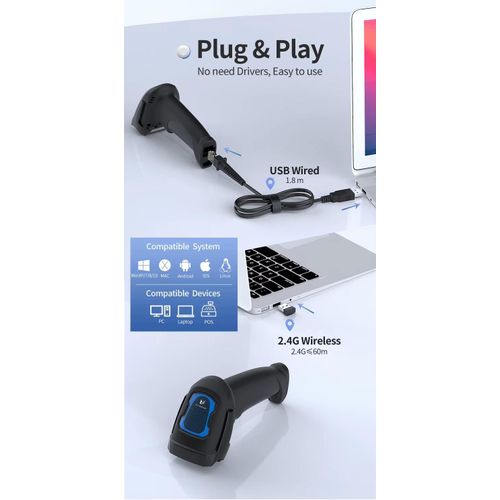 product_image_name-Generic-Scanner de Code-Barres 2-en-1 : Sans Fil (2.4G) et Filaire (USB)-2