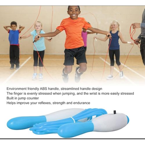 Corde à sauter pour enfants avec compteur, saut à la corde réglable pour  enfants