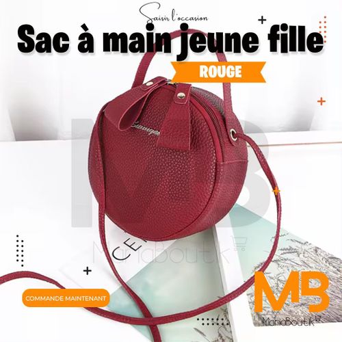 Fashion Sac a Main Rond Rouge Pour Femmes Prix pas cher Jumia CI