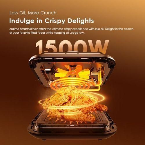 product_image_name-Oraimo-SmartAirFryer 1500W, friteuse à air intelligente avec cuisson visible-3