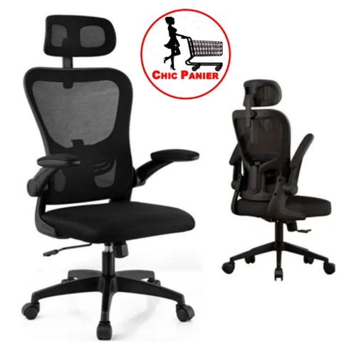 Fauteuil de Bureau Ergonomique,Chaise de Bureau avec Accoudoirs