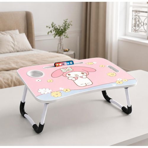 Generic Bureau de Lit Pliable Rose – Design Élégant et Pratique