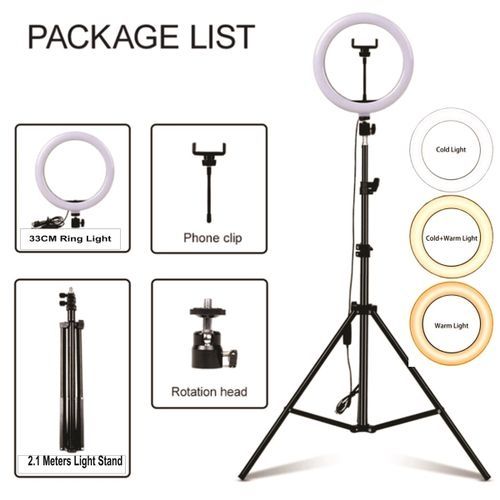 Generic Lumière De Maquillage -Instagram-Ring Light Avec Bluetooth