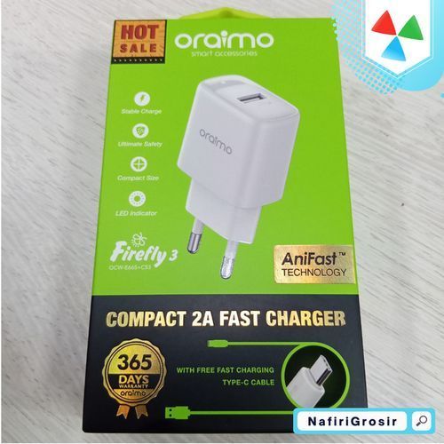 chargeur rapide oraimo charge rapide 5V-2A - Aness-Shop