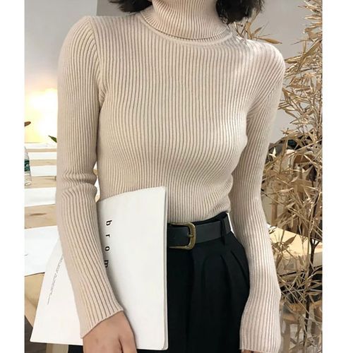 Fashion Pull D Hiver Epais A Col Roule Pour Homme Et Femme Beige Prix pas cher Jumia CI
