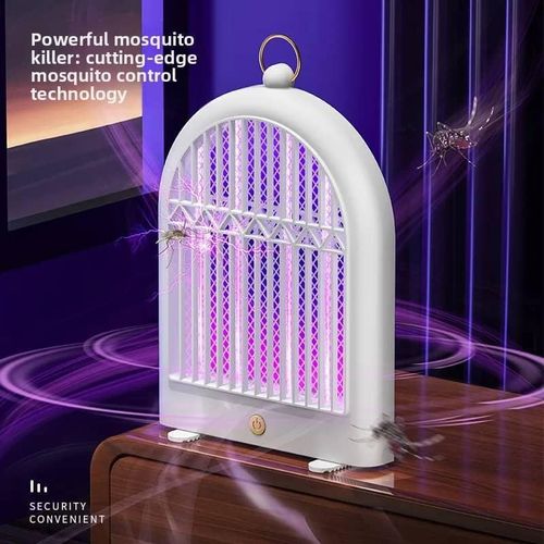 Generic Lampe Anti-Moustiques Électrique de Bureau UV LED – Rechargeable USB - image 2