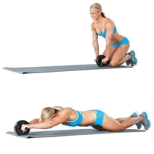 Generic Ab Wheel-Exercice Total Du Corps - Roue Pour Exercice Abdominale - image 2