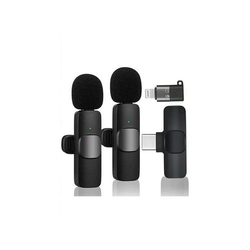 Generic 2x Micro-cravate sans fil Mini micro portable pour Appareils Photo  avec Jack - Prix pas cher