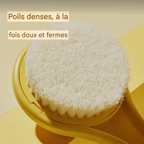 Generic Éponge Brosse De Bain À Long Manche Motif Canard Jaune - Jaune - image 3