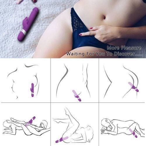 product_image_name-Generic-Vibromasseur godemichet rechargeable pour lapin, masseur v-aginal, jouet sexuel-4