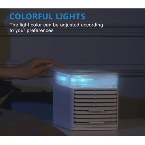 product_image_name-Generic-Mini Climatiseur Portable Ultra Air Cooler avec LED 7 Couleurs-2