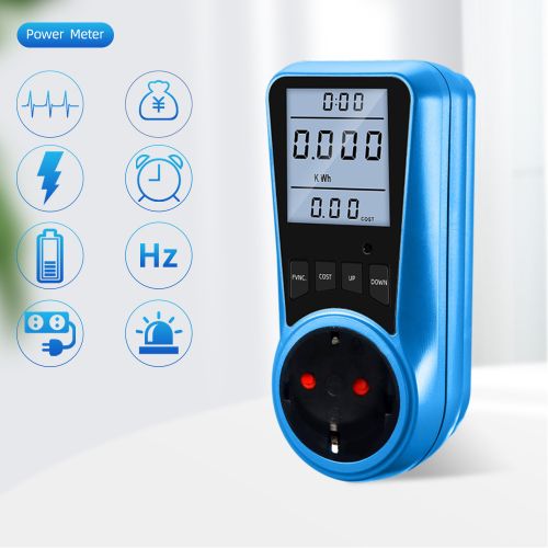 Wattmètre Prise Compteur d'Énergie, Consommation d'Énergie avec 7