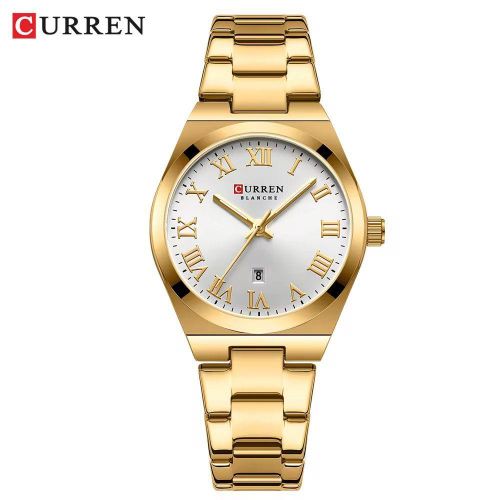 Curren Montre inoxydable fond Blanc