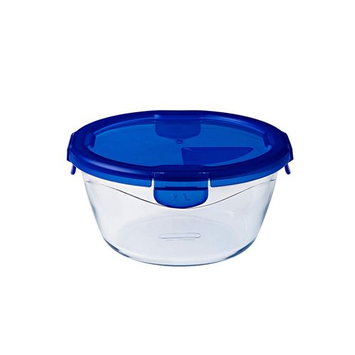 Pyrex Cook & Go Récipient Rond Avec Couvercle Hermétique Ø 20 Cm - Lt 1,6  En Verre Ultra Résistant