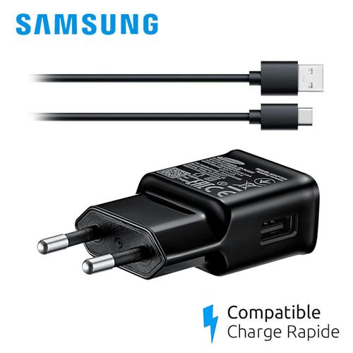 Samsung Chargeur Type C - Charge Rapide - Noir Super Propre - Prix pas cher