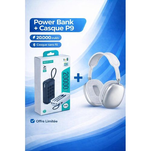 product_image_name-Ip Connect-Casque Bluetooth P9 Sans Fil et Power Bank Sans Fil sovo 20000mAH-1
