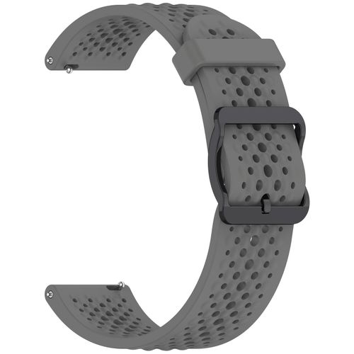 product_image_name-Silicone-Bracelet Silicone-Perforé compatible Redmi Watch 4 Lite / Watch 4 Active / Watch 5 Lite et Watch 5 Active - Gris foncé-1