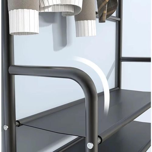 Generic 4-Tier Freestanding Coat Rack & Shoe Organizer - Black - image 3