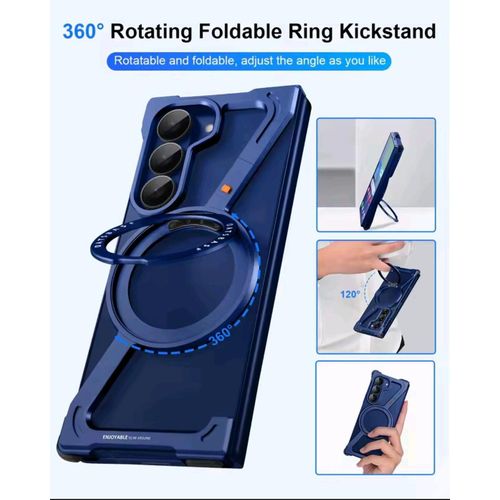 Generic Coque Samsung Z Fold 7 bleu ske .. - image 2