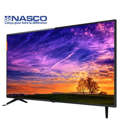 Nasco Slim TV LED 43- analogique - Full HD - HDMI - USB - Noir