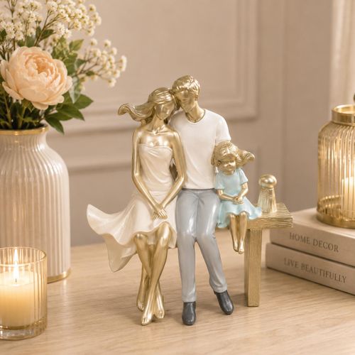 Generic Statue Famille Heureuse – Décoration Élégante - image 2