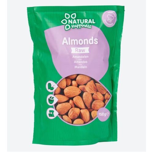 Generic 2 paquets d'amandes,  Natural Happiness Raw,  2x150 g. Import France AC11 - image 2