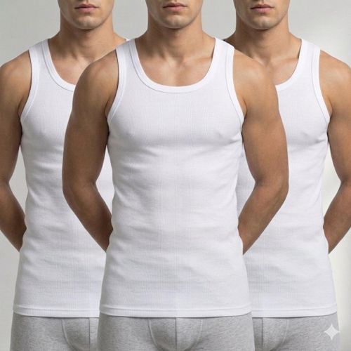 product_image_name-Chase Deer-Lot de 3 débardeurs homme coton lourd qualité premium  CHD - blanc -3