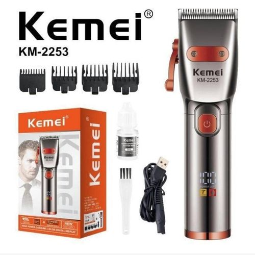 product_image_name-Kemei-KM-2253 - TONDEUSE À CHEVEUX RECHARGEABLE PROFESSIONNELLE - 2000mAh-1