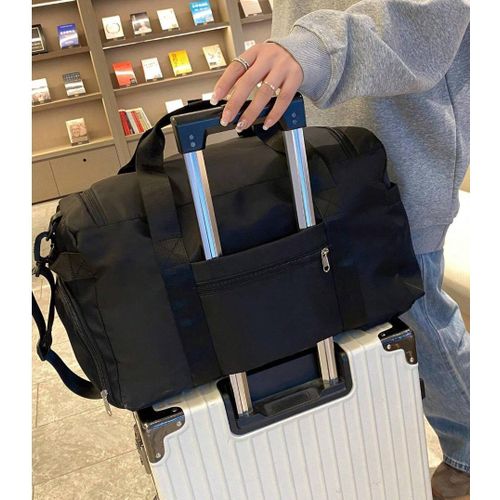 product_image_name-Fashion-Nouveau sac de fitness unisexe, sac de voyage pliable avec compartiment à chaussures, sac de sport, sac de voyage-4