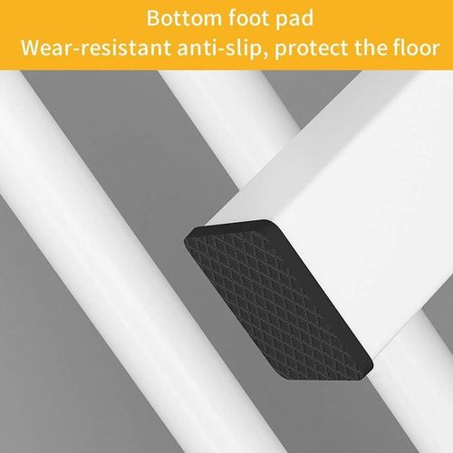 product_image_name-CYFAZA-Portant à Vêtement, Double, 110X150X54 cm, pour Chambre, Robuste, en Métal, avec Support pour Support à Chaussures, des Cintres Chemises, des Pantalons, des Vestes Fines (Noir)-5