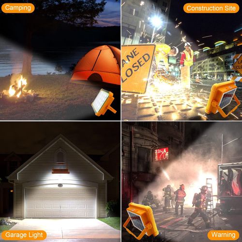 Generic Lampe de camping portable IP66 500W LED rechargeable - image 2