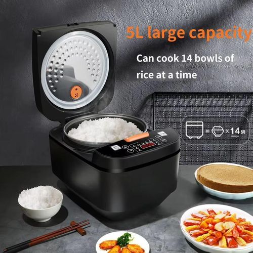SilverCrest CUISEUR À RIZ ÉLECTRIQUE INTELLIGENT 5L - MULTIFONCTION & NUMÉRIQUE