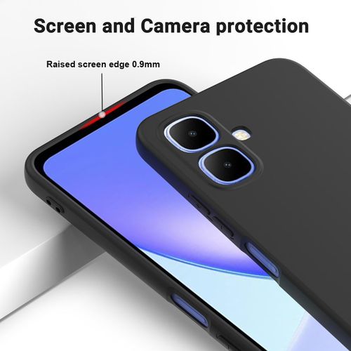 product_image_name-Generic-Coque de protection intégrale en silicone liquide antichoc couleur unie pour Infinix Smart 10 4G / Tecno Pop 10-7