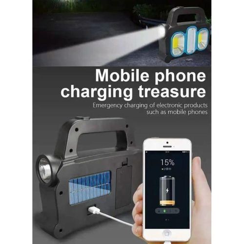 Generic Puissant Torche Solaire Rechargeable - image 2