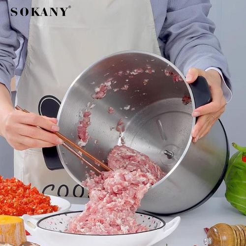 product_image_name-Sokany-Hachoir Industriel de Cuisine SK-666666 - 10L - 2 Vitesses - Acier Inoxydable-4